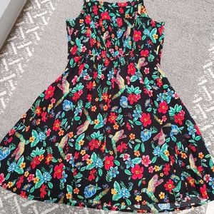Hibiscus Print Sundress